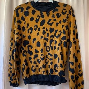 Leopard Print Sweater